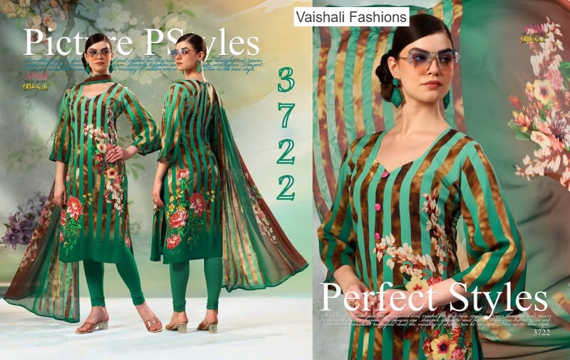 Series 3700 Vaishali Fashions Pant Style Suits Wholesale Rate