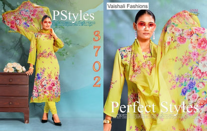 Series 3700 Vaishali Fashions Pant Style Suits Wholesale Rate