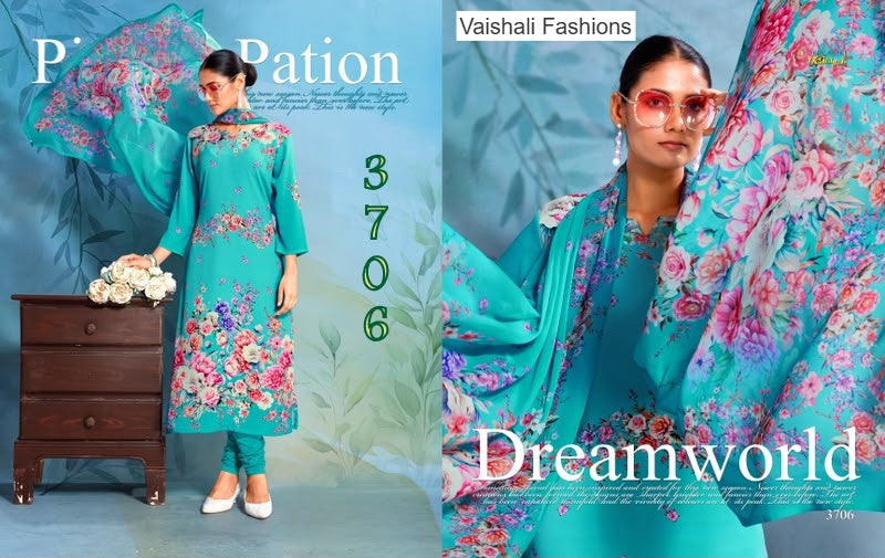 Series 3700 Vaishali Fashions Pant Style Suits Wholesale Rate