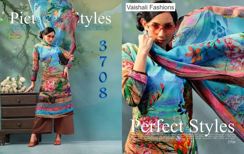 Series 3700 Vaishali Fashions Pant Style Suits Wholesale Rate