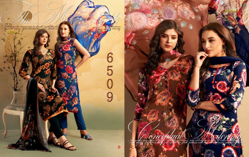 Series 6500 Vaishali Fashions Pant Style Suits Exporter Gujarat