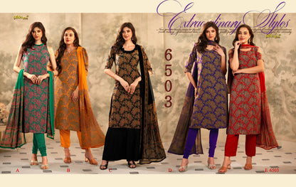 Series 6500 Vaishali Fashions Pant Style Suits Exporter Gujarat