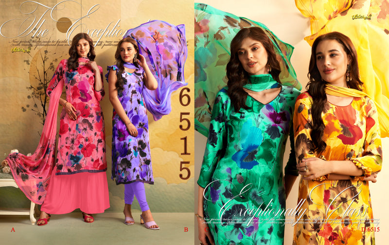 Series 6500 Vaishali Fashions Pant Style Suits Exporter Gujarat