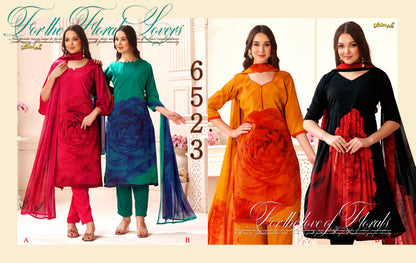 Series 6500 Vaishali Fashions Pant Style Suits Exporter Gujarat