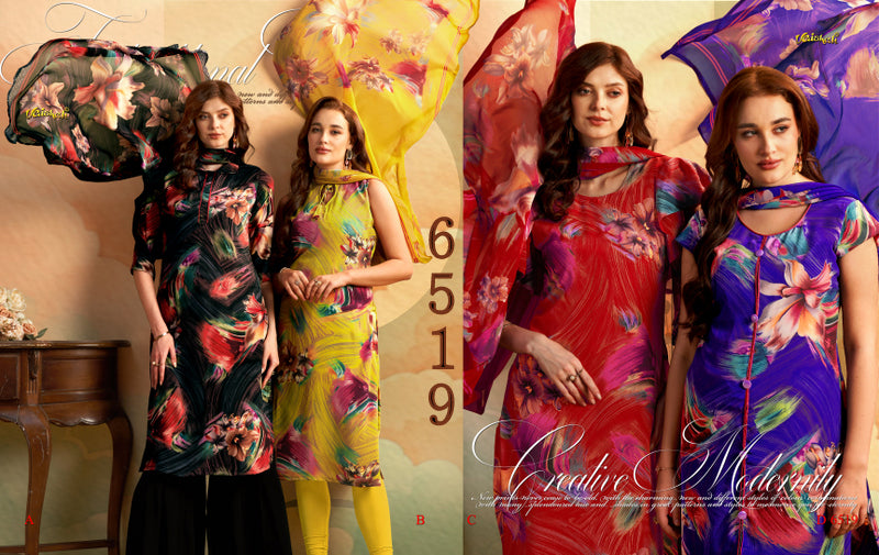 Series 6500 Vaishali Fashions Pant Style Suits Exporter Gujarat