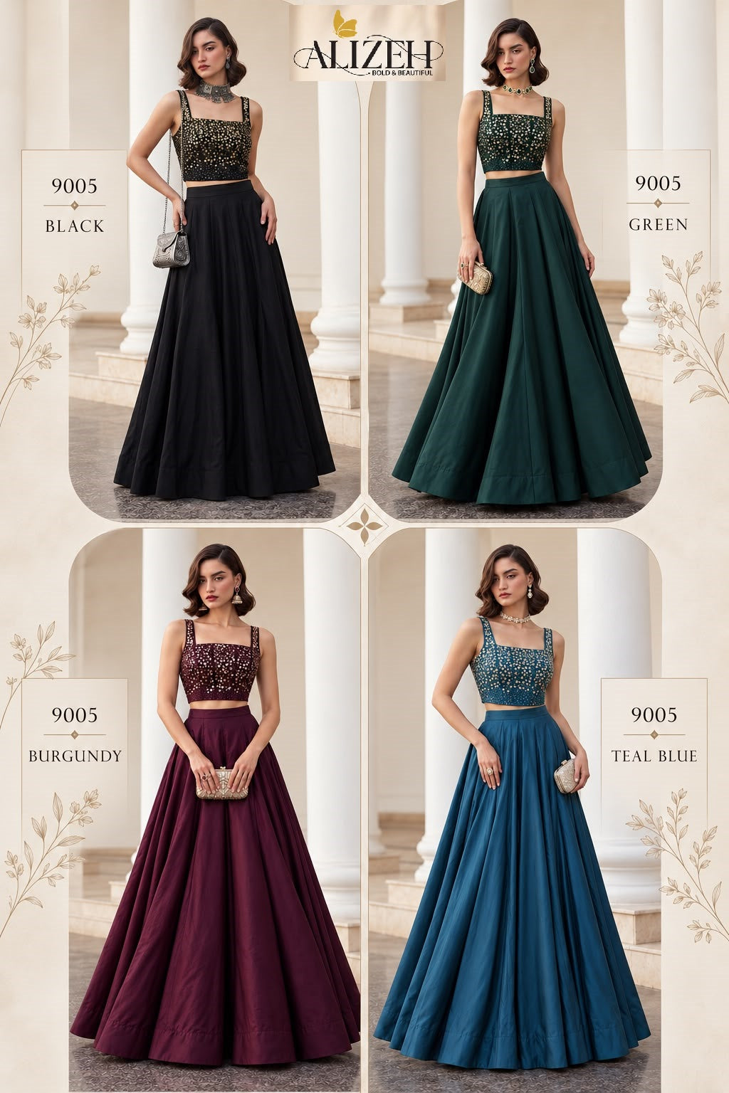 Series 9005 Alizeh Soft Silk Readymade Lehenga Choli Manufacturer