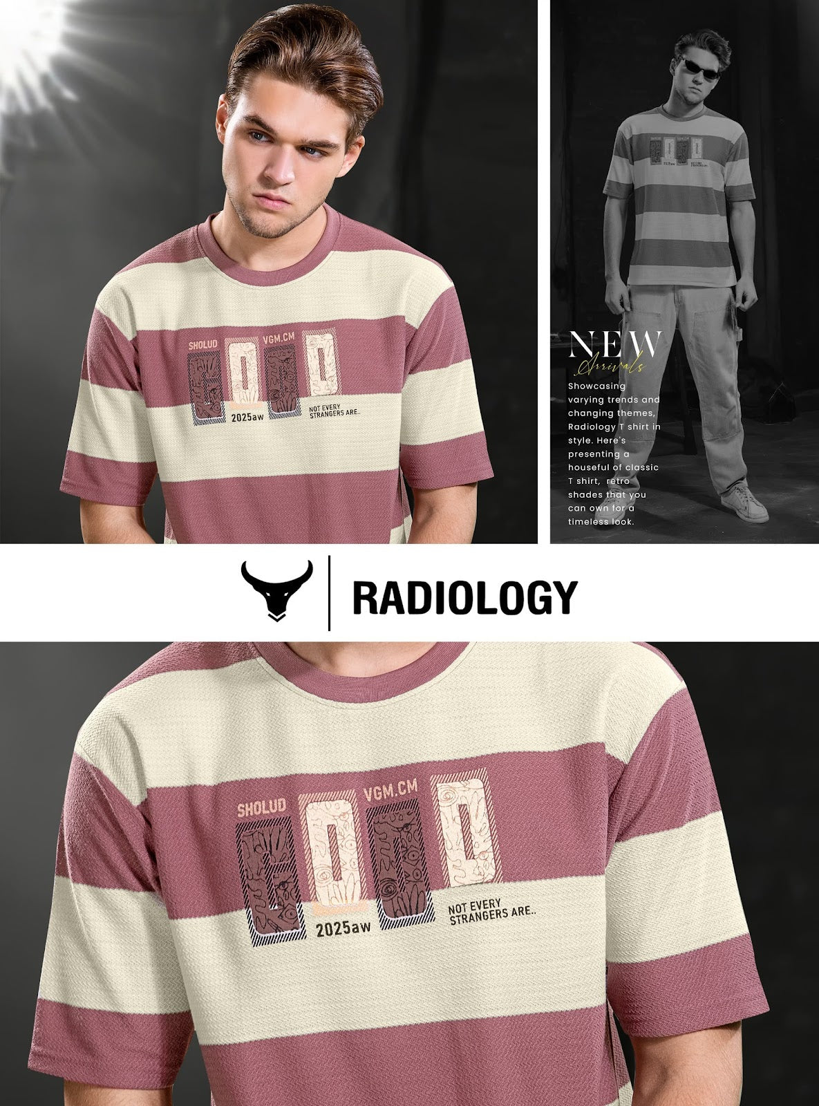 Series 904 Radiology Zig Zag Mens Tshirts Wholesaler India