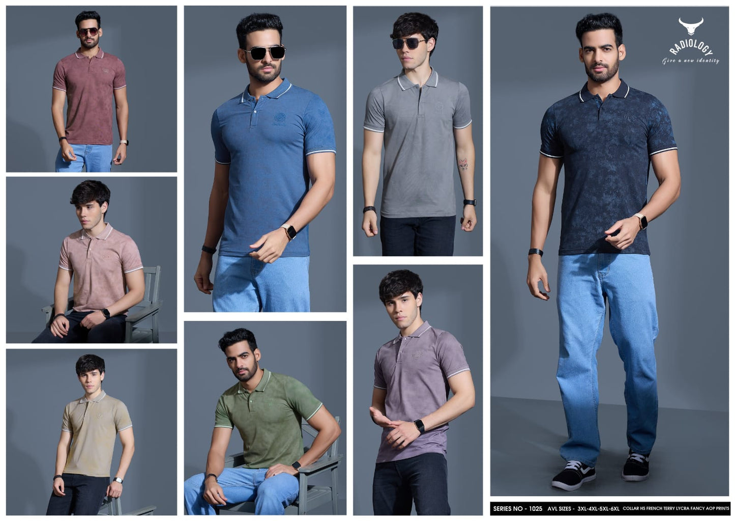 Series No 1025 Radiology Aop Mens Tshirts Exporter India