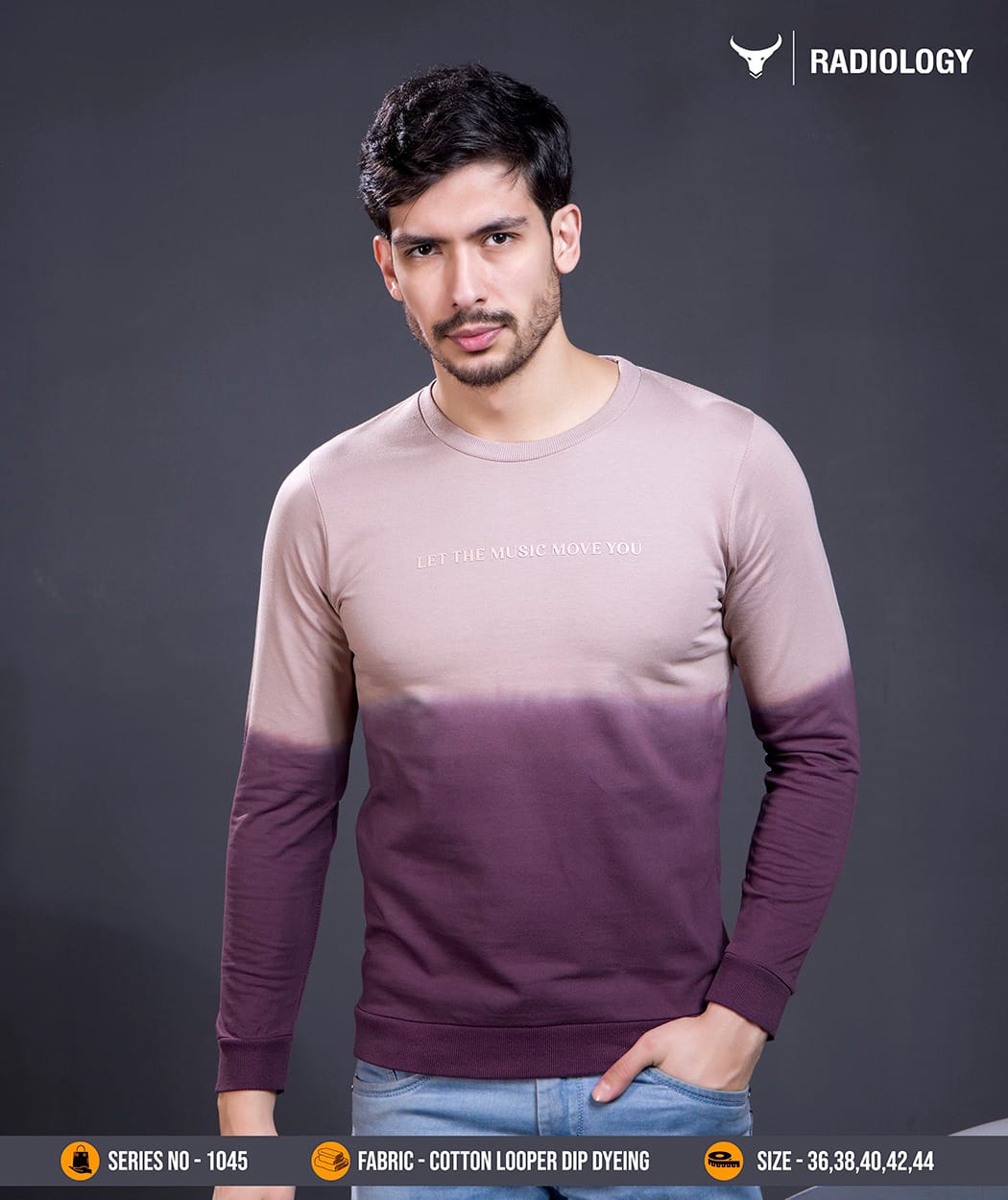 Series No 1045 Radiology Cotton Looper Mens Tshirts Wholesaler Gujarat