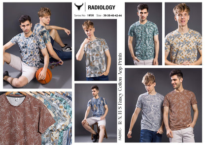 Series No 1058 Radiology Cotton Mens Tshirts Wholesale Price