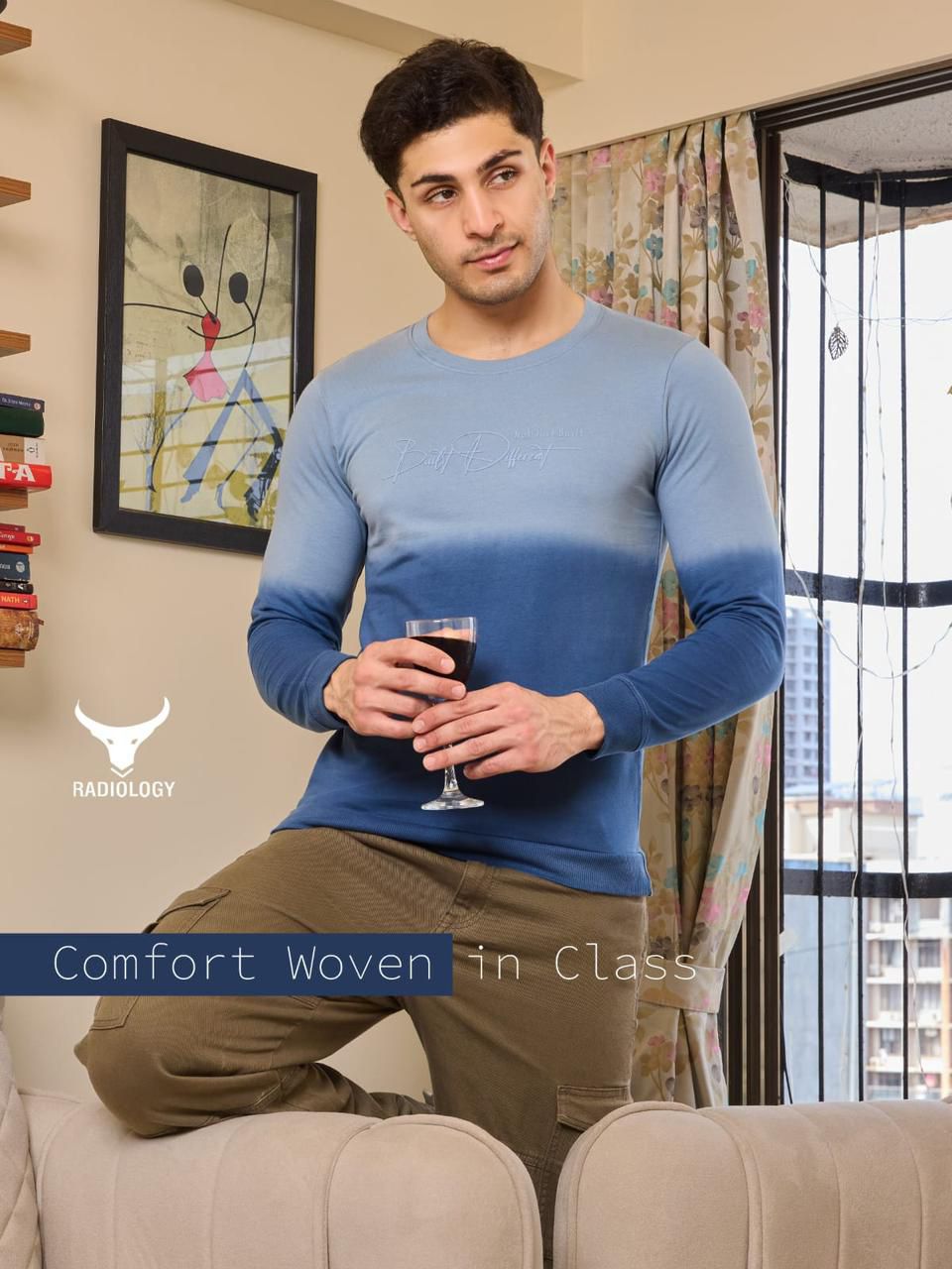 Series No 1100 Radiology Cotton Looper Mens Tshirts Manufacturer Ahmedabad