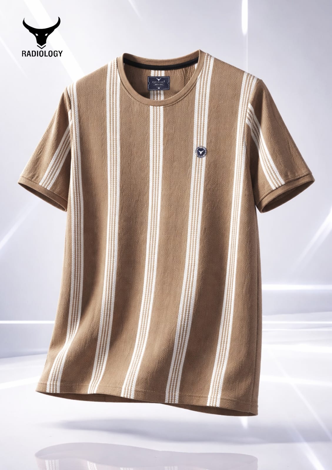 Series No 1217 Stripes Radiology Vertical Mens Tshirts Exporter Gujarat