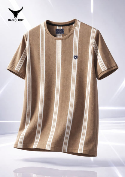 Series No 1217 Stripes Radiology Vertical Mens Tshirts Exporter Gujarat