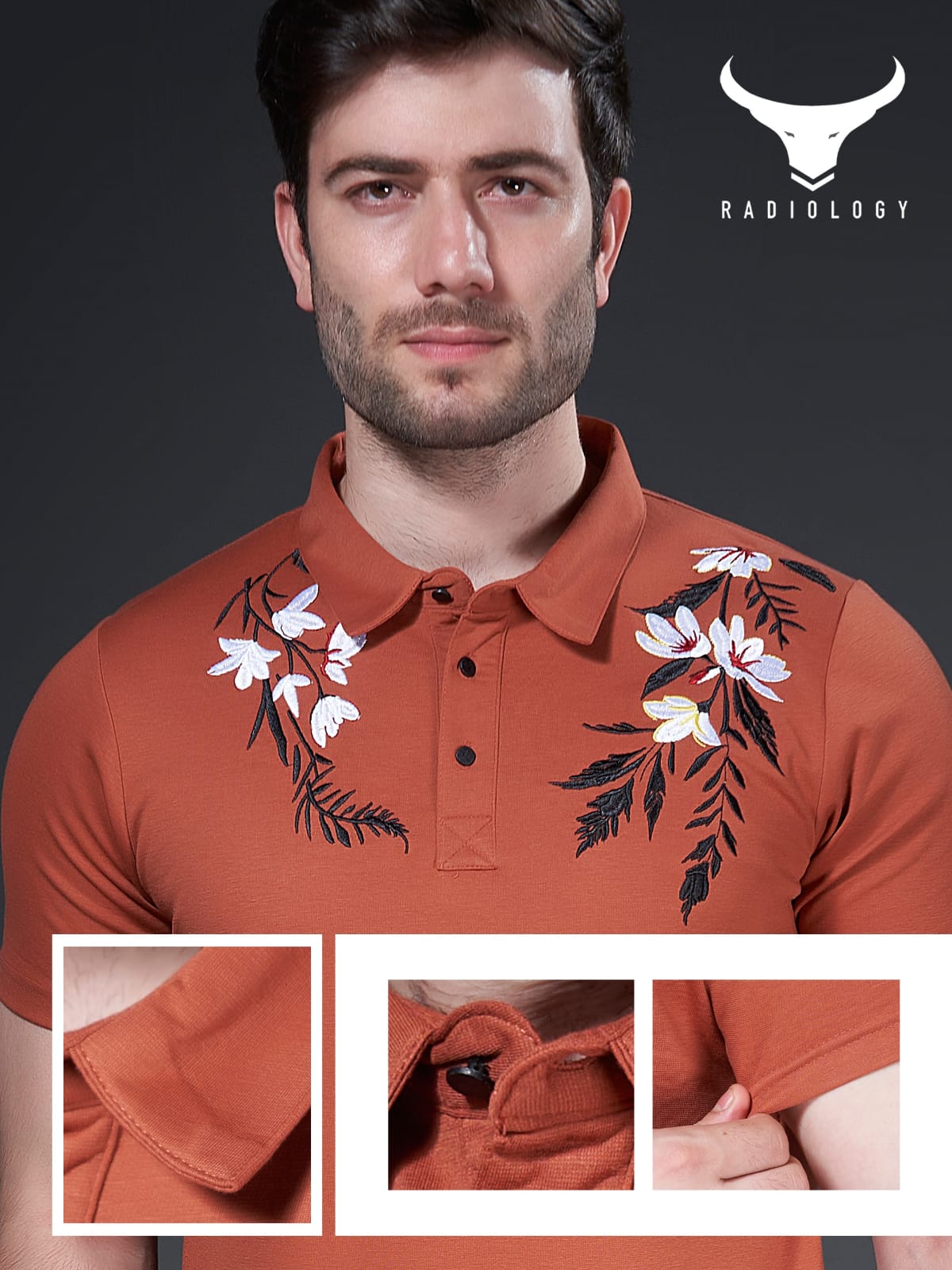 Series No 1236 Radiology Feather Knit Mens Tshirts Supplier