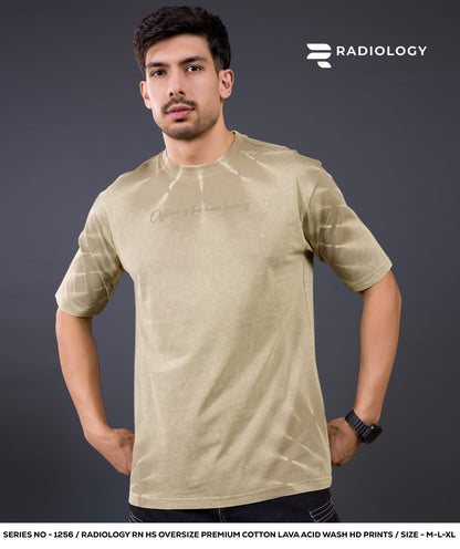 Series No 1256 Oversize Radiology Biowash Unisex Tshirt Wholesale