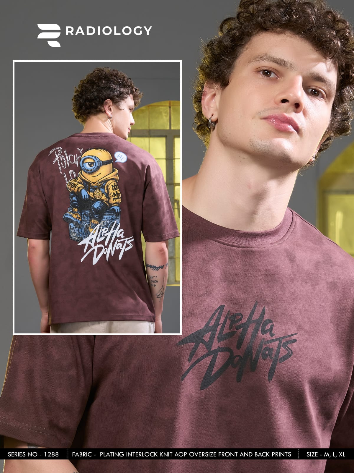 Series No 1288 Oversize Radiology Imported Mens Tshirts Supplier Ahmedabad
