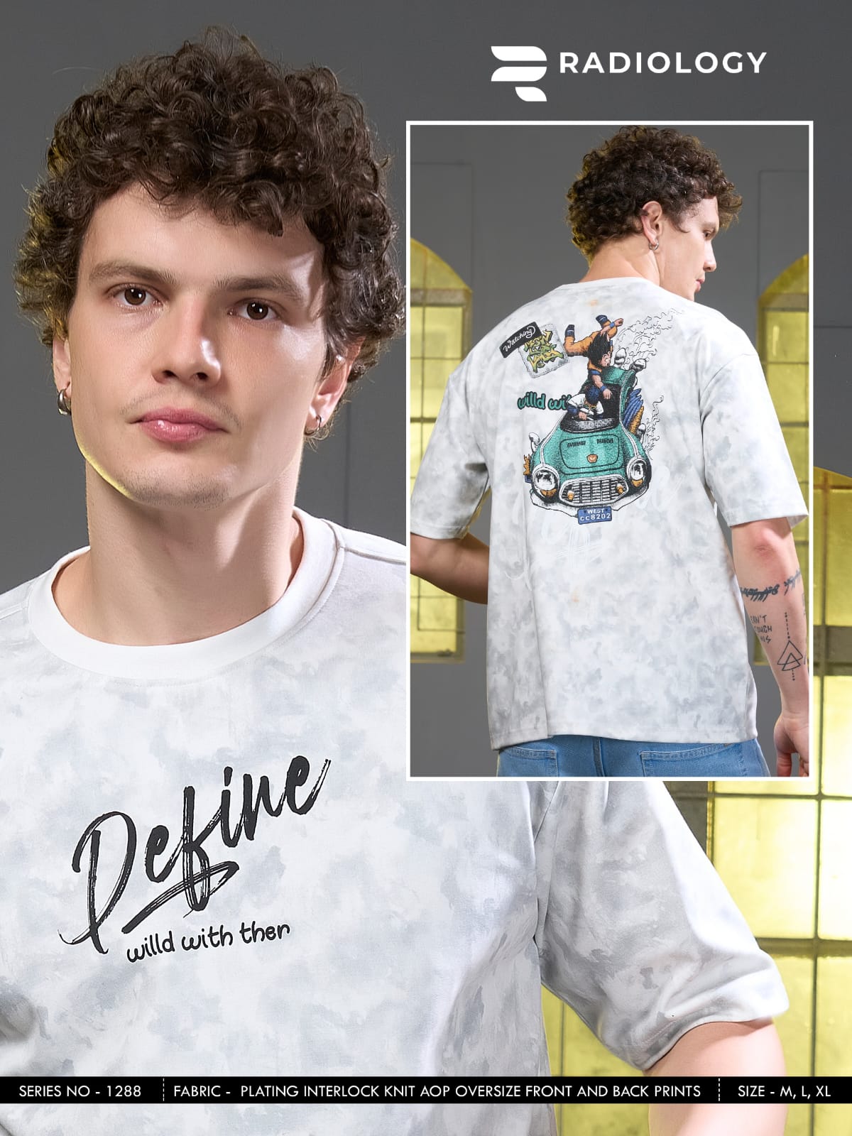Series No 1288 Oversize Radiology Imported Mens Tshirts Supplier Ahmedabad