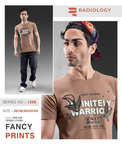 Series No 1299 Radiology Tencil Lycra Mens Tshirts Wholesale Price