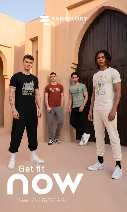 Series No 1299 Radiology Tencil Lycra Mens Tshirts Wholesale Price