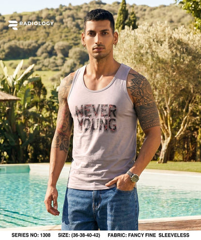 Series No 1308 Radiology Cotton Biowashed Mens Sando Wholesaler