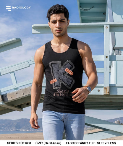 Series No 1308 Radiology Cotton Biowashed Mens Sando Wholesaler