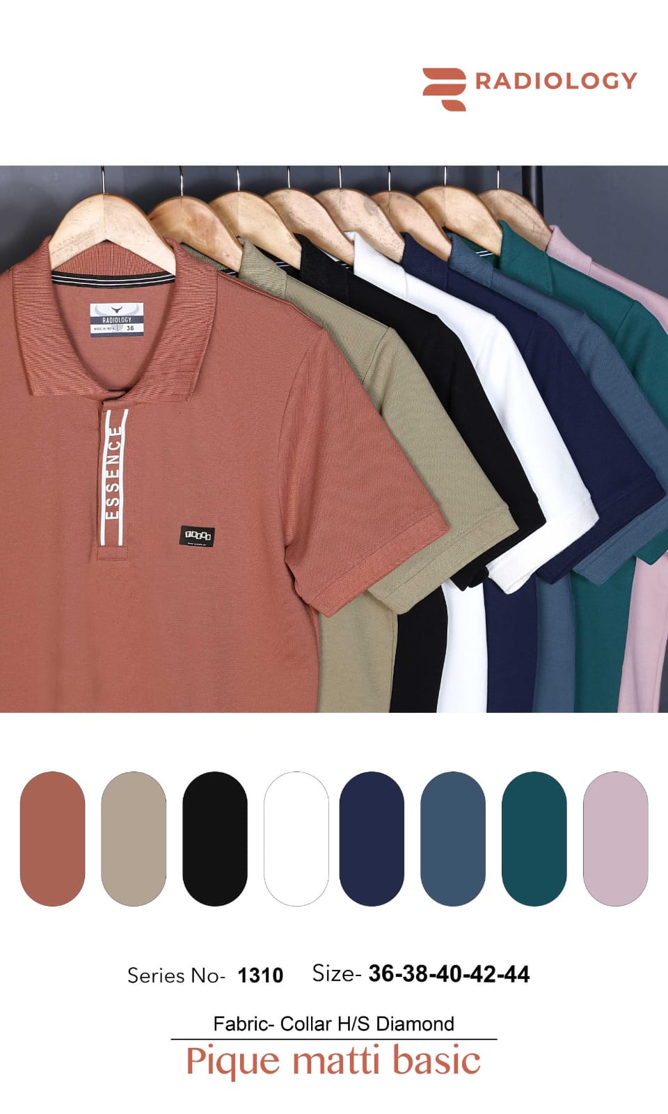 Series No 1310 Radiology Interlock Mens Tshirts Exporter
