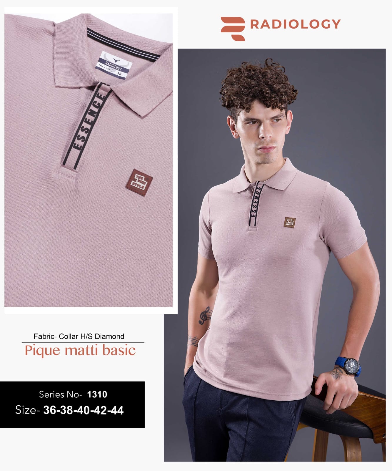 Series No 1310 Radiology Interlock Mens Tshirts Exporter