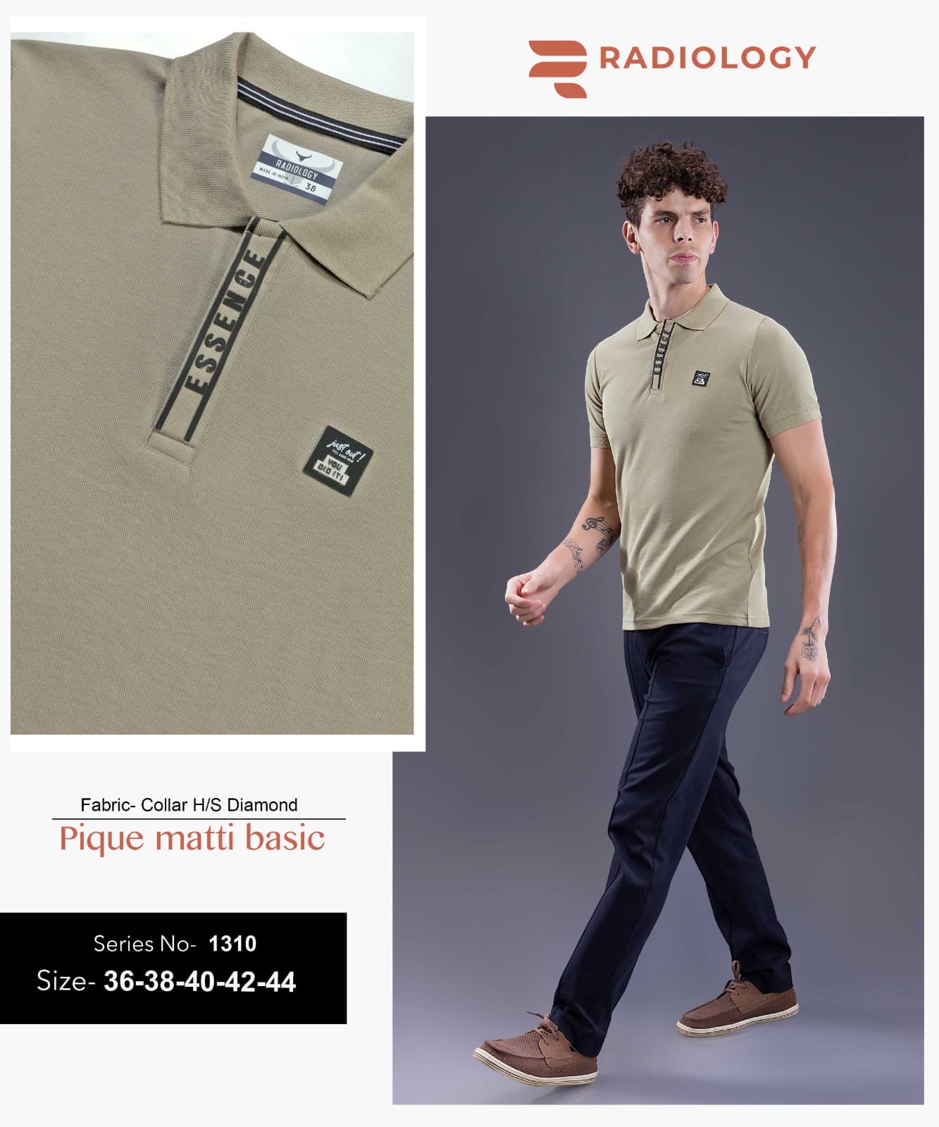 Series No 1310 Radiology Interlock Mens Tshirts Exporter