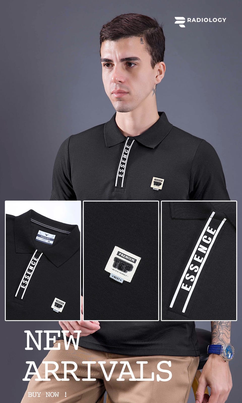 Series No 1310 Radiology Interlock Mens Tshirts Exporter