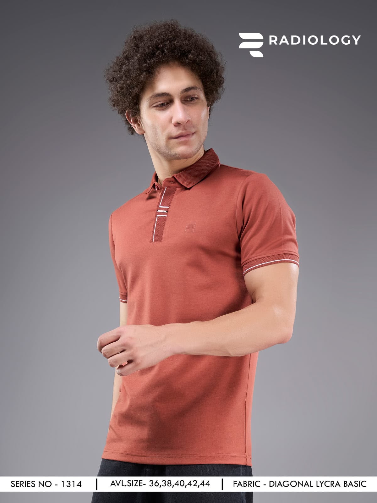 Series No 1314 Radiology Lycra Knit Mens Tshirts Wholesale Rate