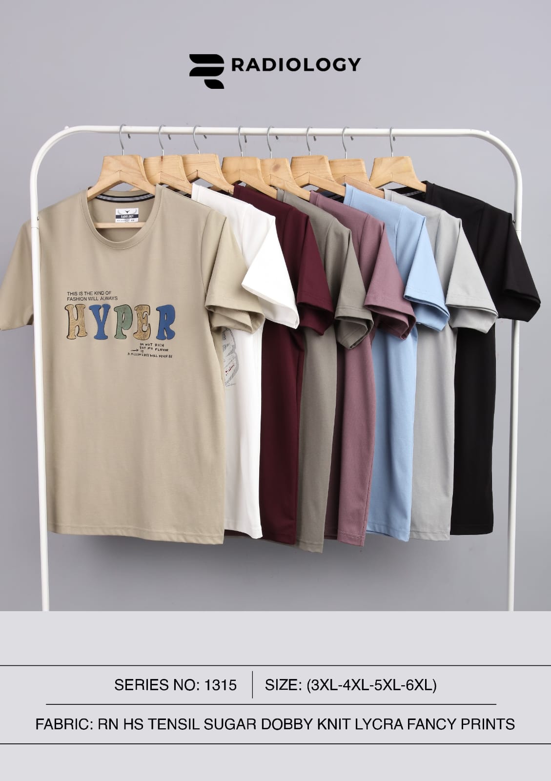 Series No 1315 Radiology Knit Mens Tshirts Manufacturer Ahmedabad