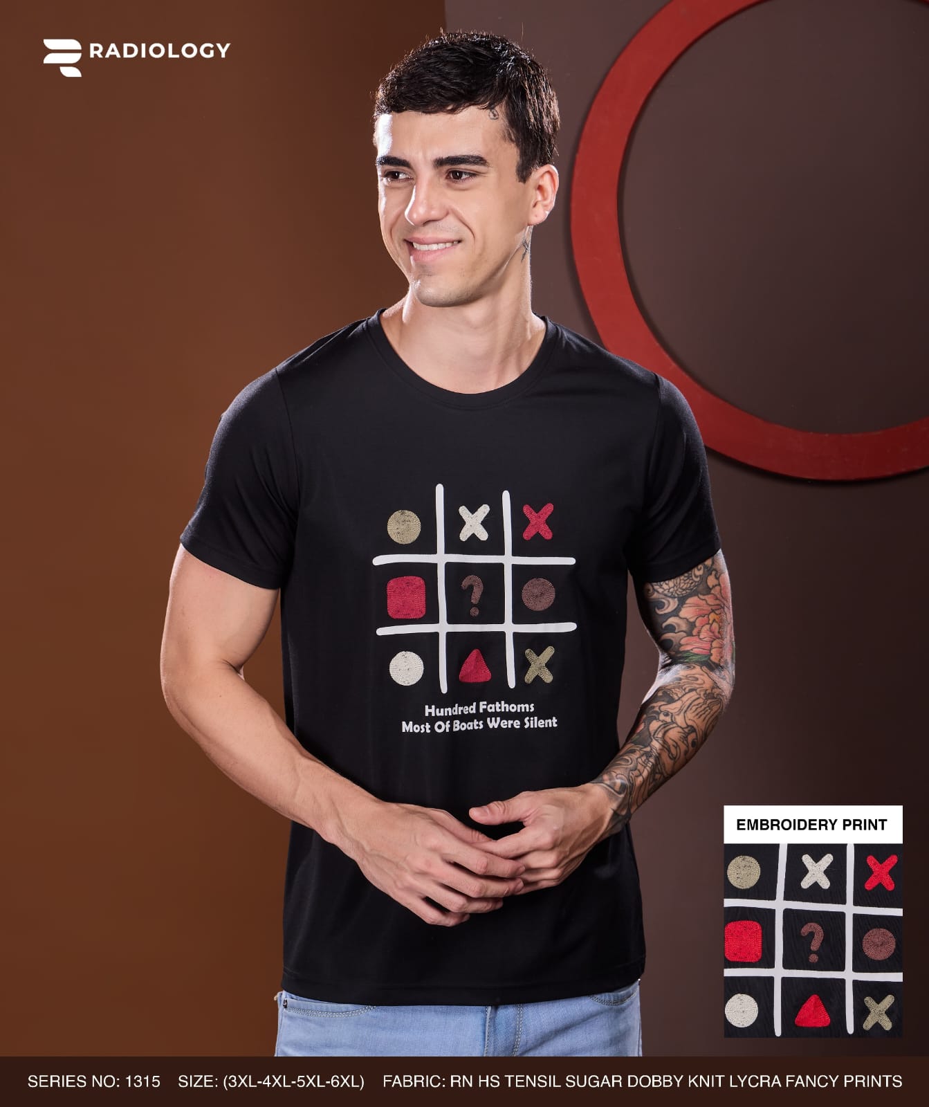 Series No 1315 Radiology Knit Mens Tshirts Manufacturer Ahmedabad