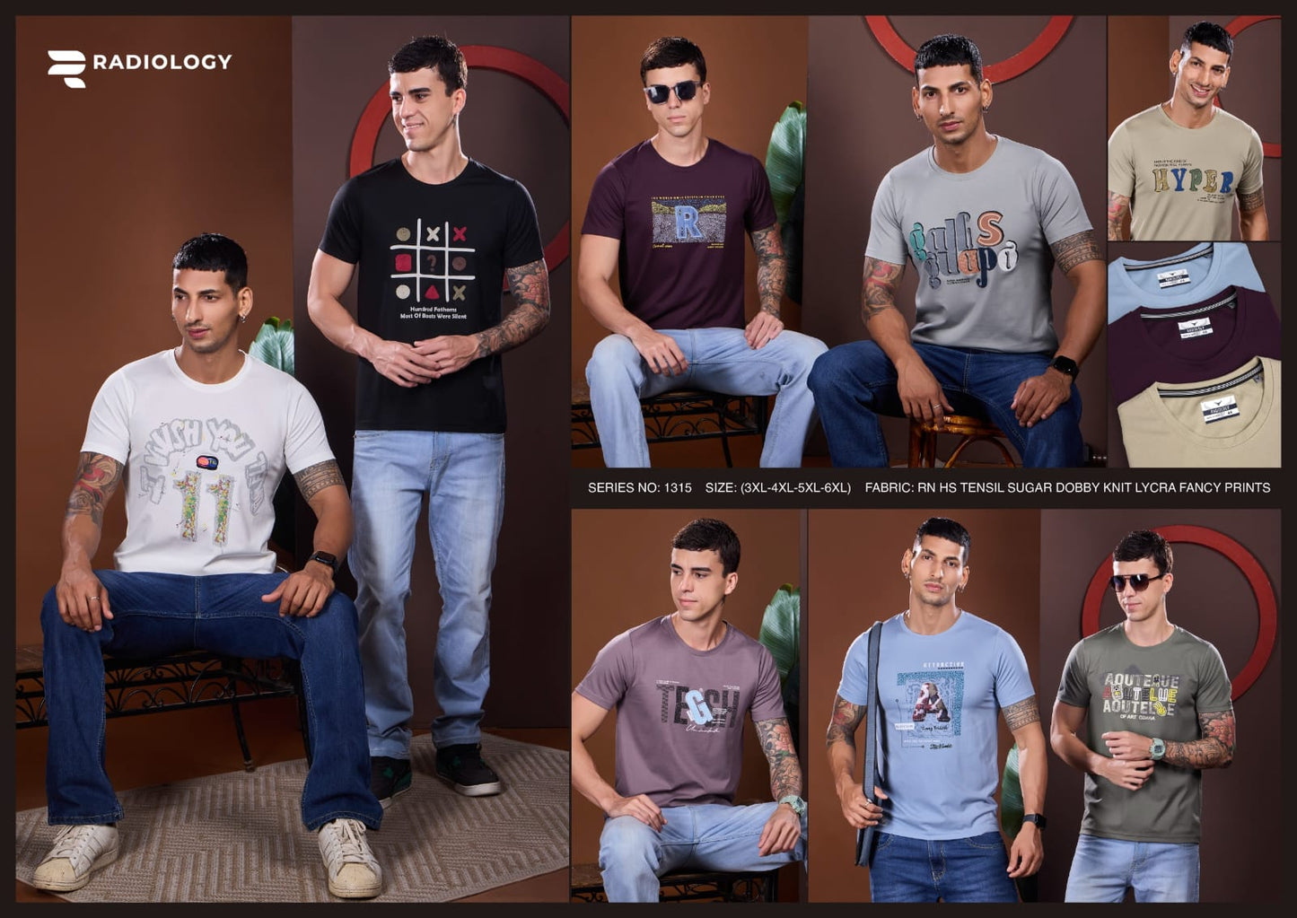 Series No 1315 Radiology Knit Mens Tshirts Manufacturer Ahmedabad