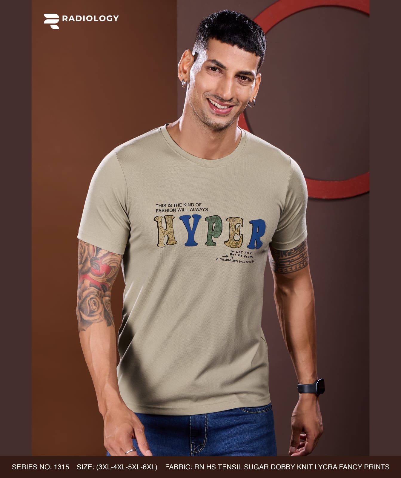 Series No 1315 Radiology Knit Mens Tshirts Manufacturer Ahmedabad