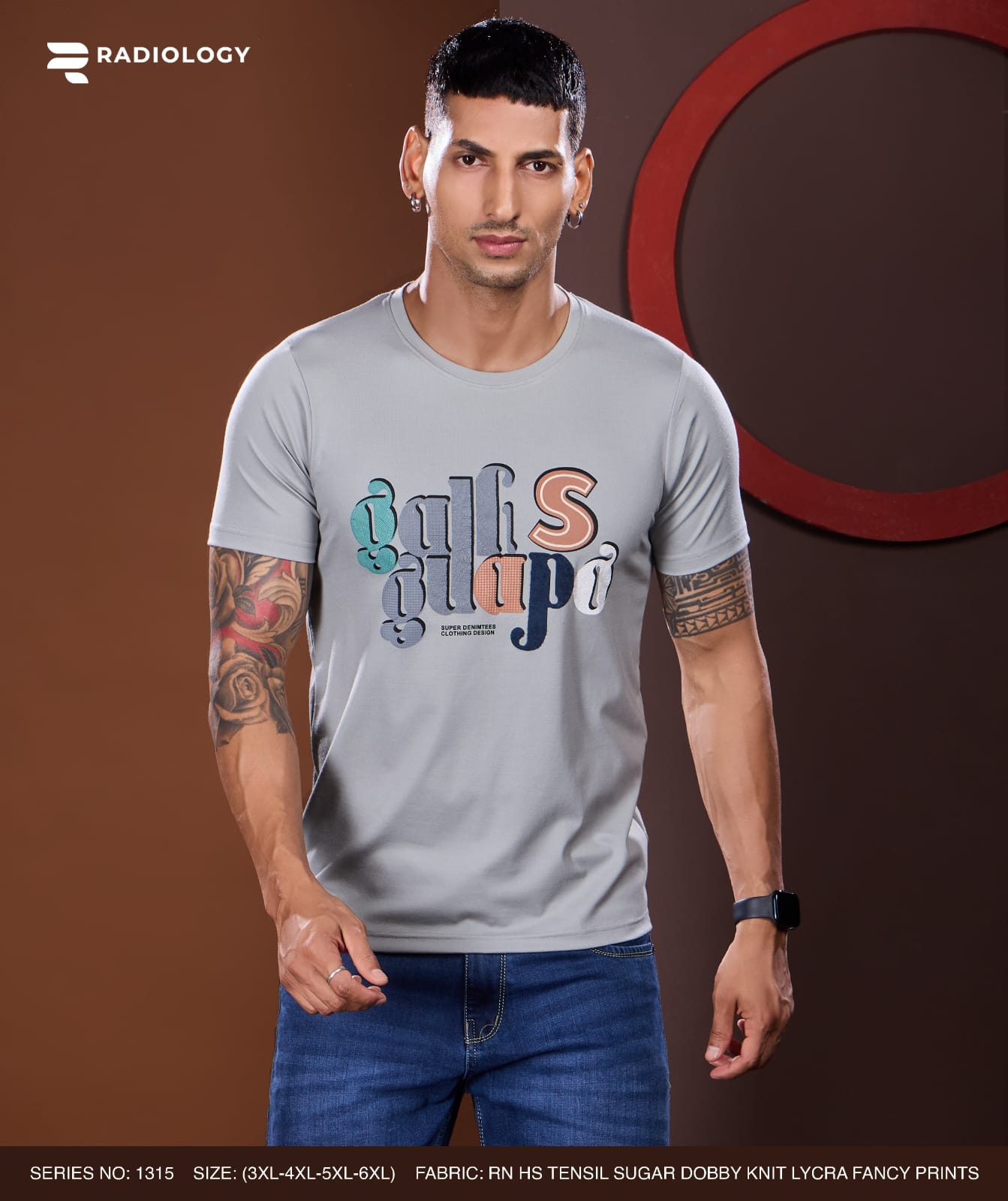 Series No 1315 Radiology Knit Mens Tshirts Manufacturer Ahmedabad