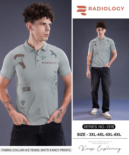 Series No 1318 Radiology Tencil Lycra Mens Tshirts Manufacturer Ahmedabad
