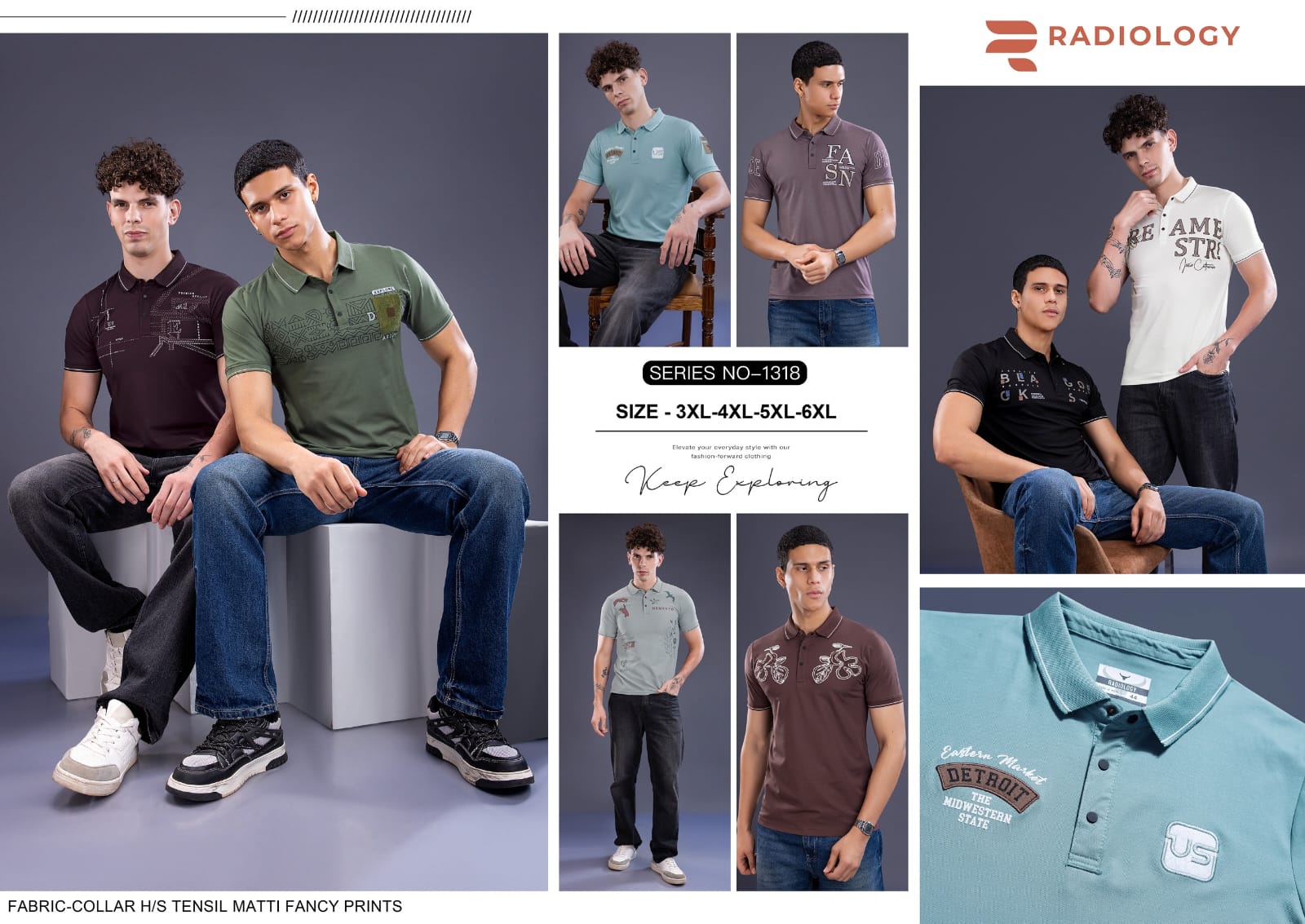 Series No 1318 Radiology Tencil Lycra Mens Tshirts Manufacturer Ahmedabad