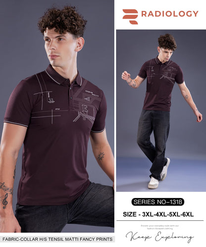Series No 1318 Radiology Tencil Lycra Mens Tshirts Manufacturer Ahmedabad