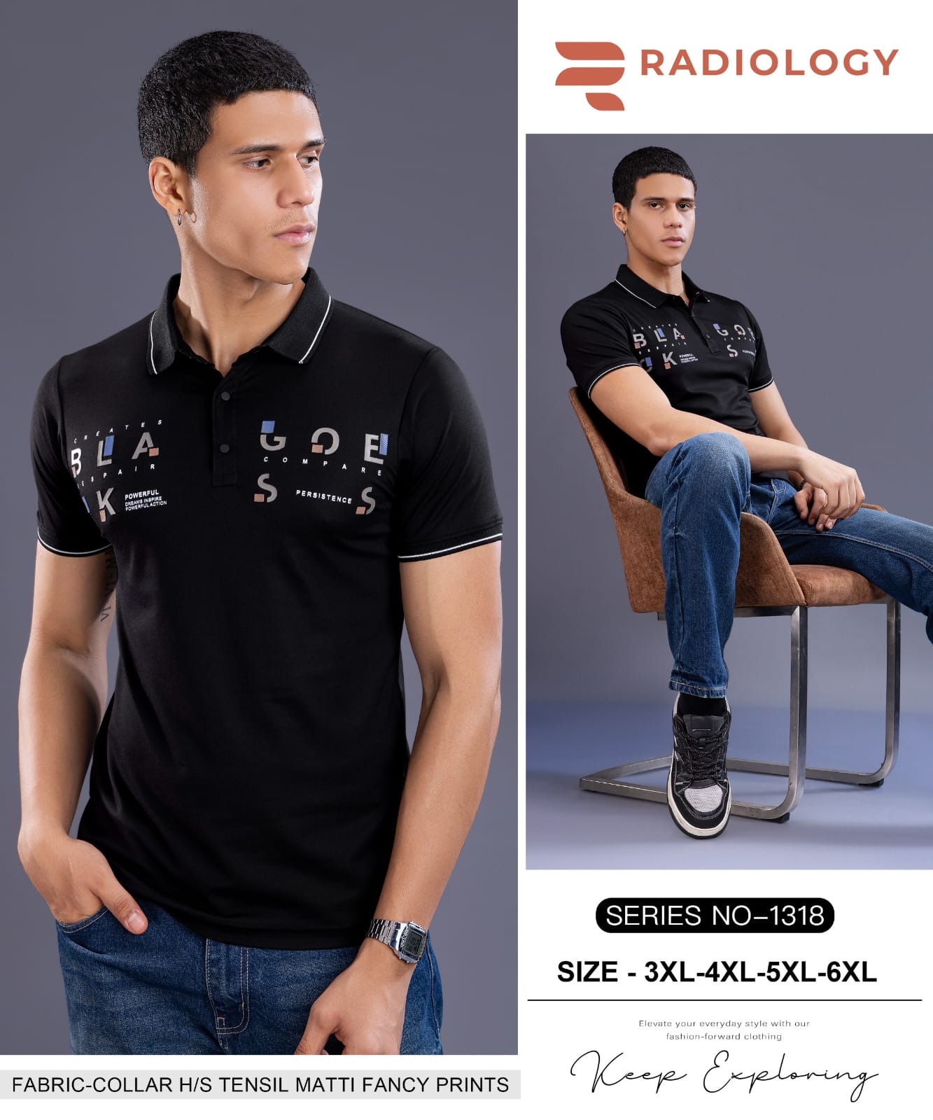 Series No 1318 Radiology Tencil Lycra Mens Tshirts Manufacturer Ahmedabad