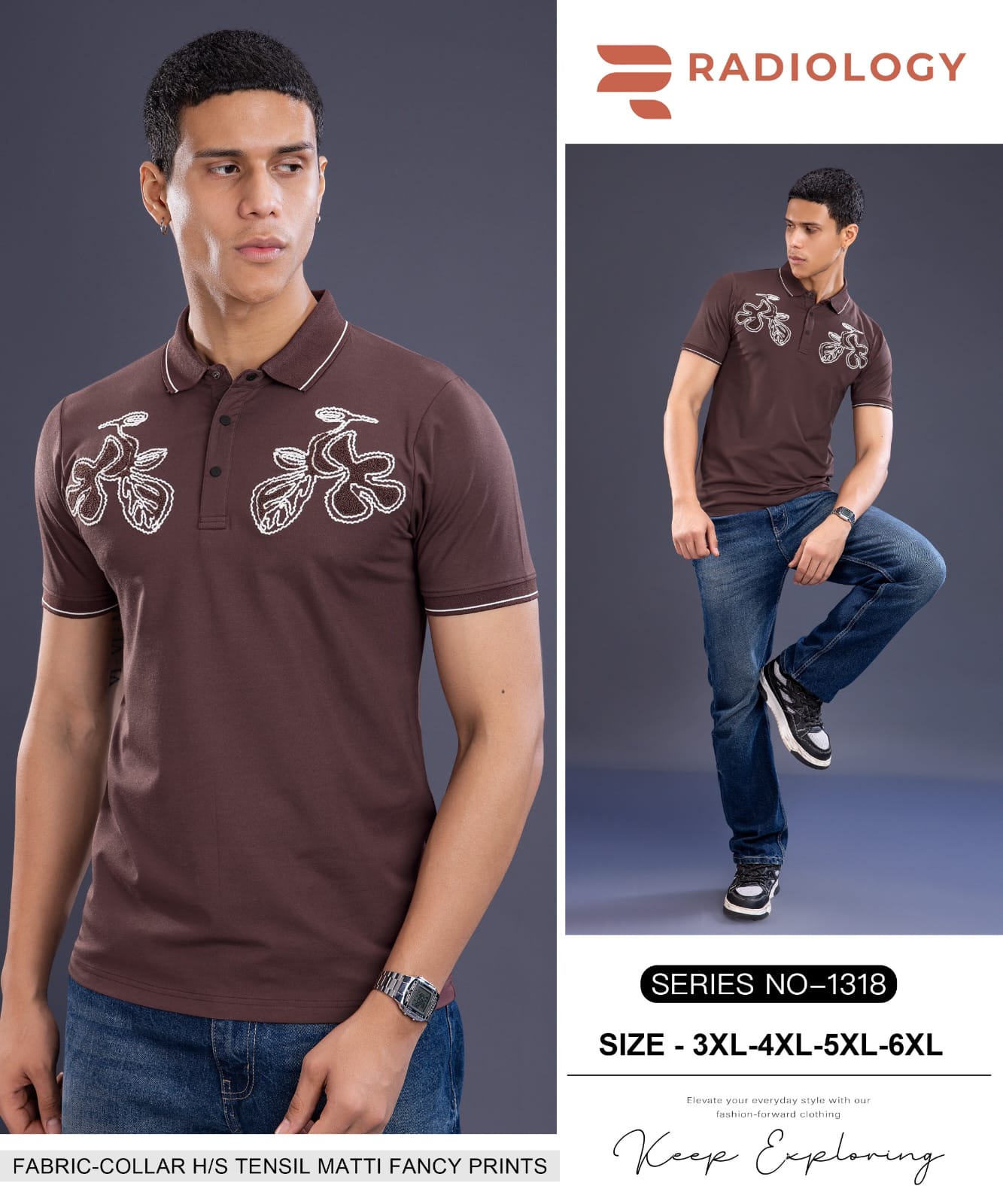 Series No 1318 Radiology Tencil Lycra Mens Tshirts Manufacturer Ahmedabad