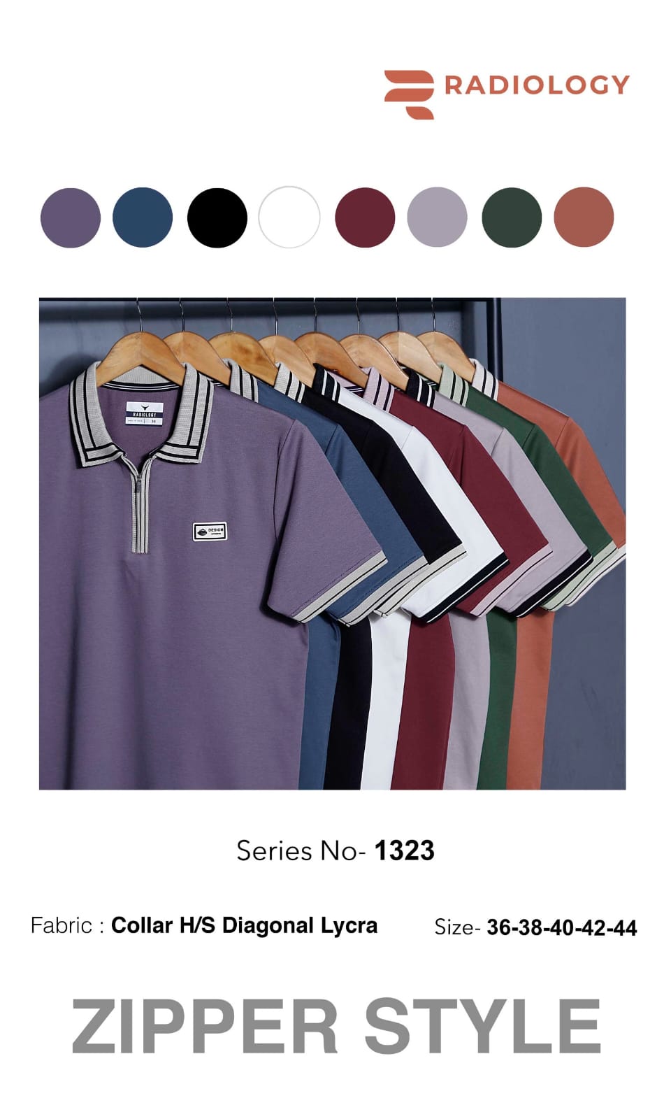 Series No 1323 Radiology Lycra Knit Mens Tshirts Wholesale Rate