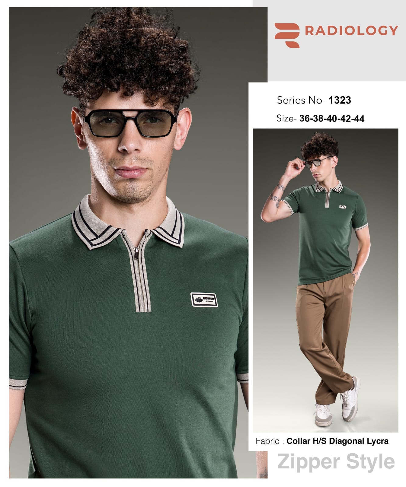 Series No 1323 Radiology Lycra Knit Mens Tshirts Wholesale Rate