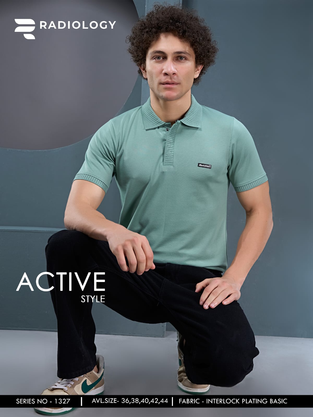 Series No 1327 Double Patti Radiology Knit Mens Tshirts Supplier Ahmedabad