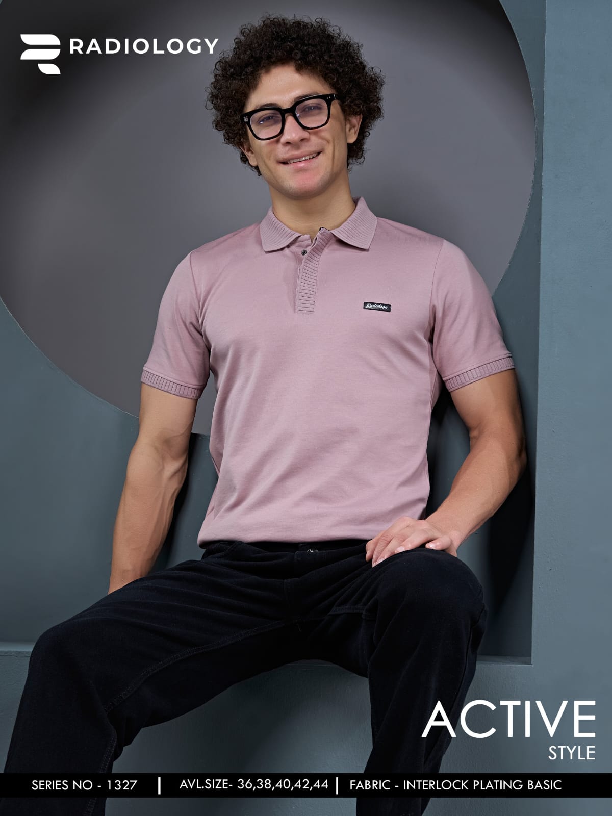 Series No 1327 Double Patti Radiology Knit Mens Tshirts Supplier Ahmedabad