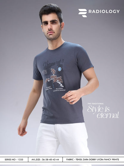 Series No 1335 Radiology Dobby Mens Tshirts Wholesale Rate