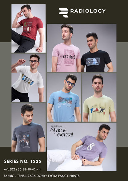 Series No 1335 Radiology Dobby Mens Tshirts Wholesale Rate