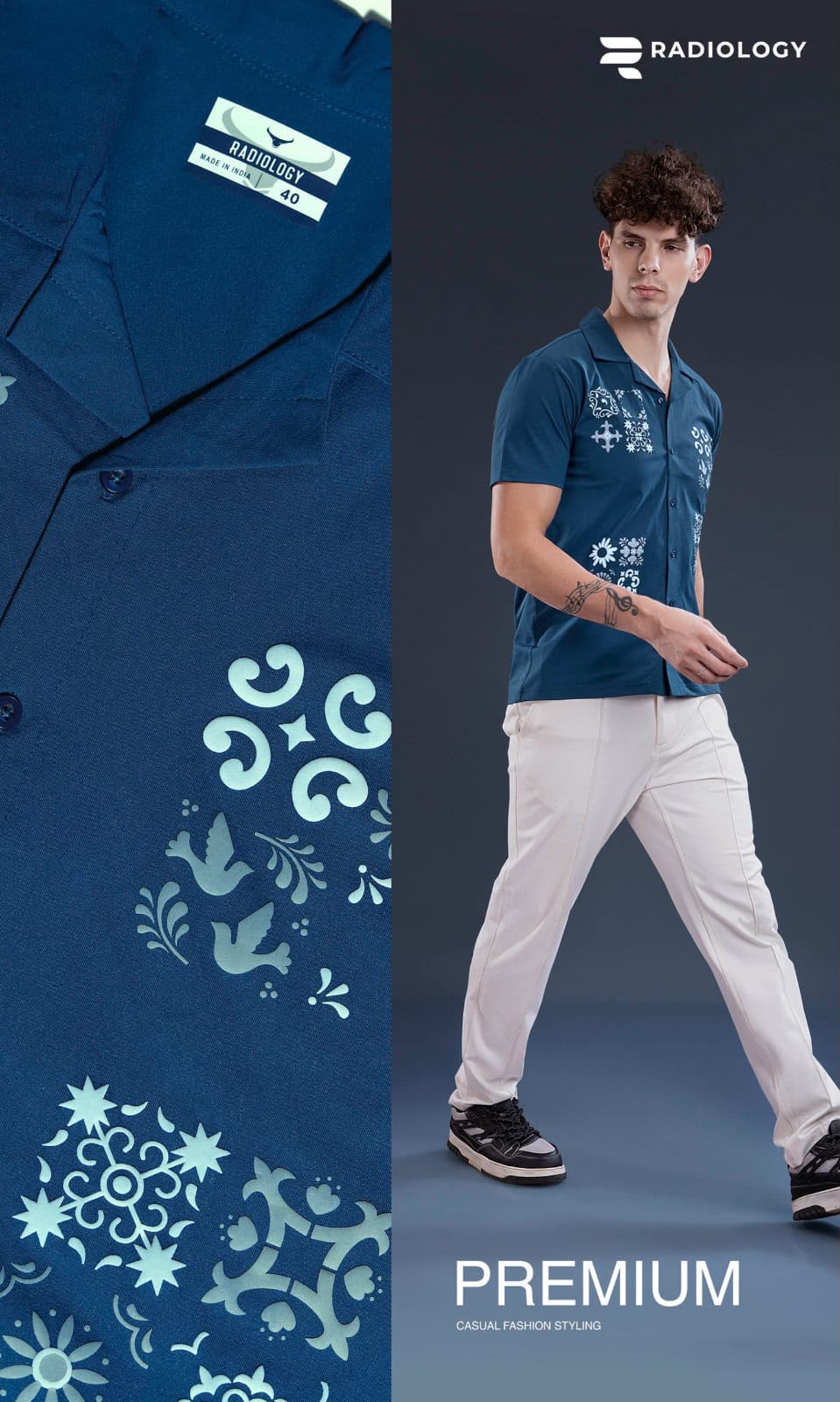 Series No 1339 Cubon Radiology Imported Mens Shirts Supplier