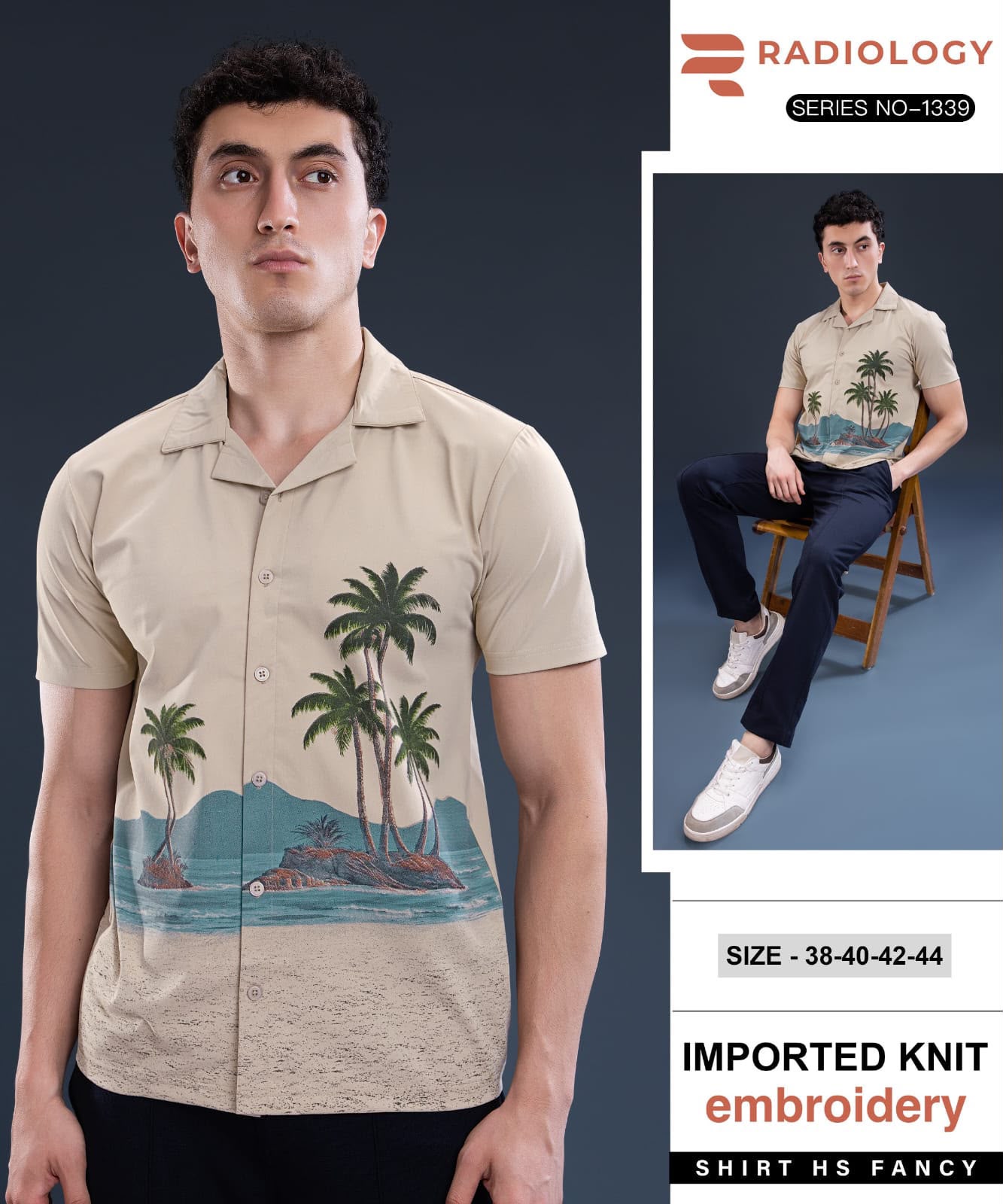 Series No 1339 Cubon Radiology Imported Mens Shirts Supplier