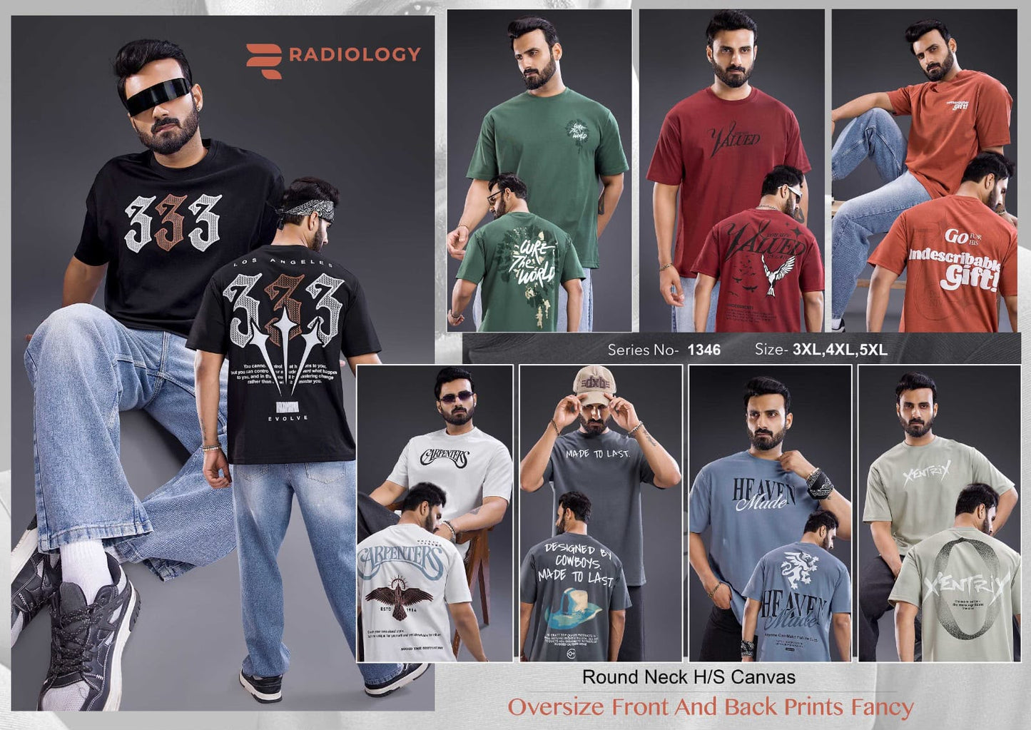 Series No 1346 Radiology Canvas Interlock Mens Tshirts Wholesale Rate