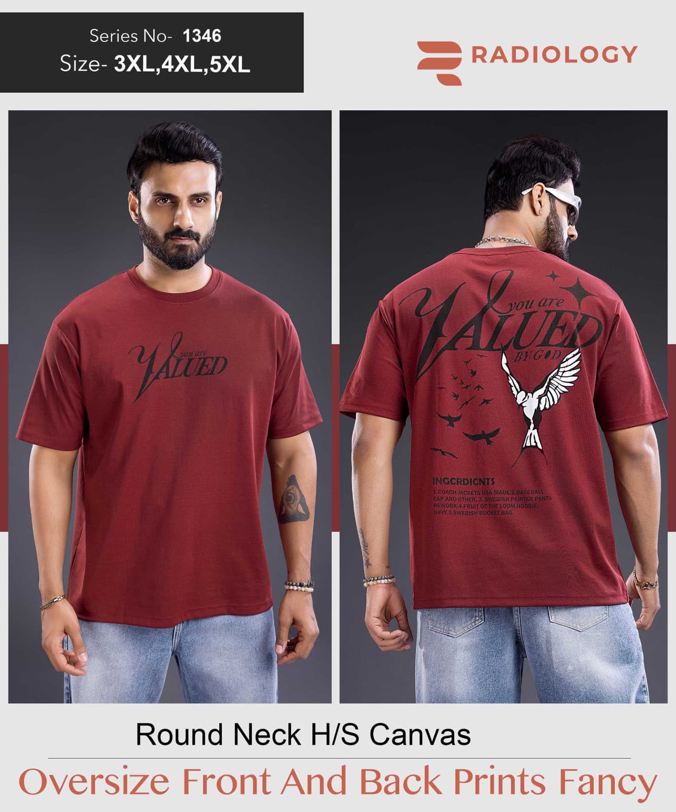 Series No 1346 Radiology Canvas Interlock Mens Tshirts Wholesale Rate